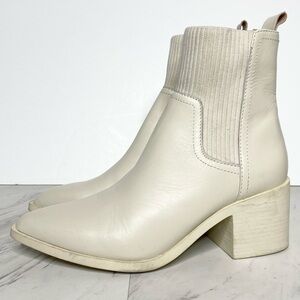 Steve Madden Abriel Pointy Toe Leather Heeled Bootie 8M